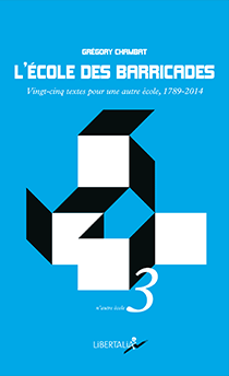226 pages, 10 €, Collection N’Autre École, août 2014 ISBN-EAN : 9782918059462
