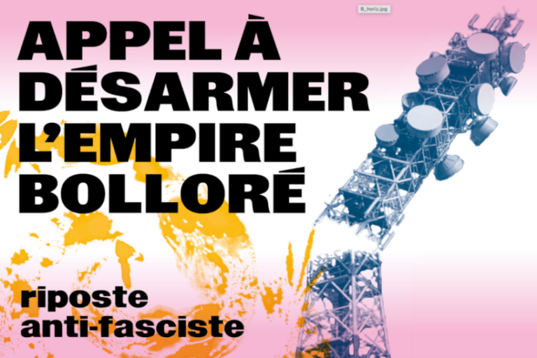Appel à désarmer l'empire Bolloré