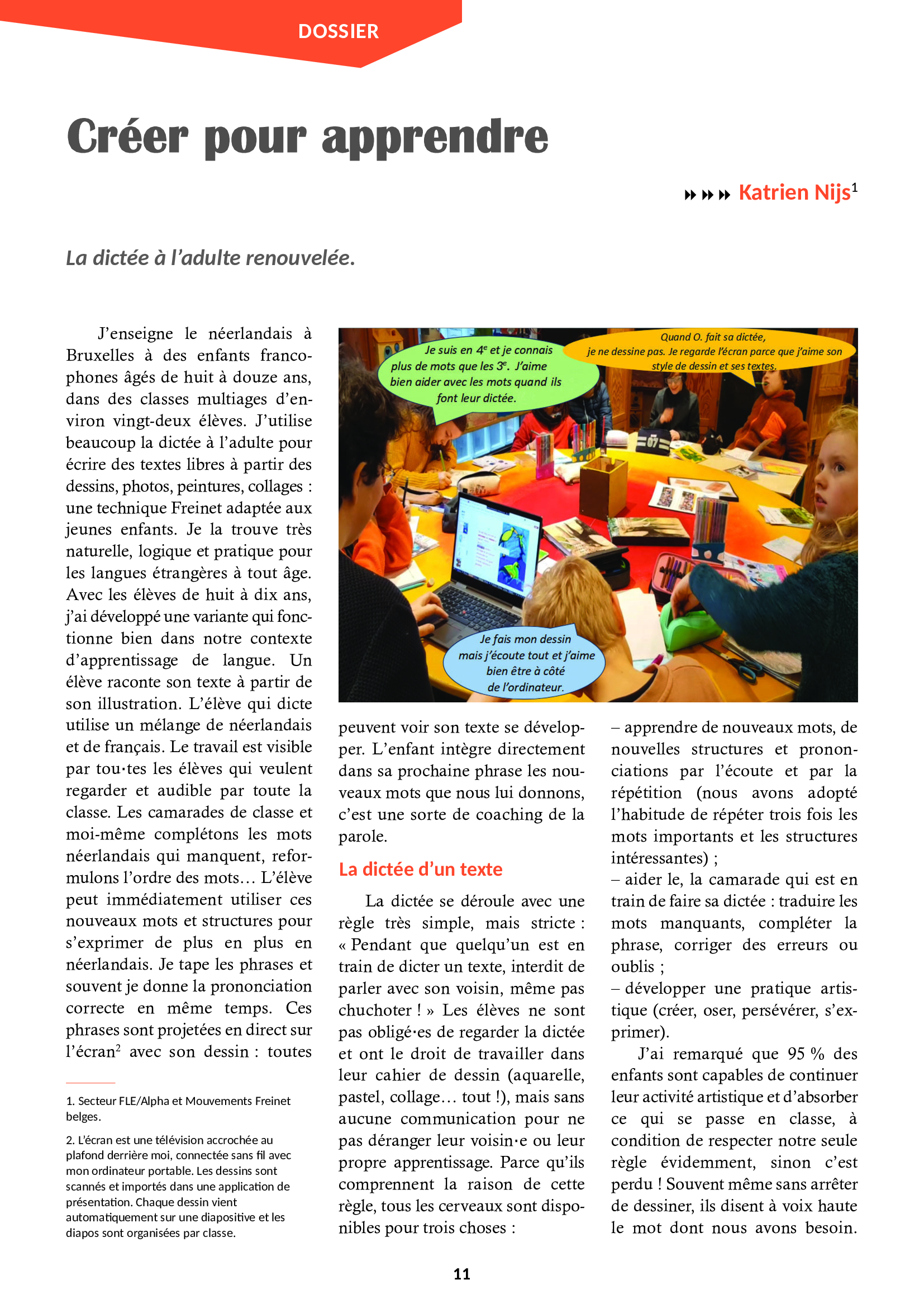 Créer pour apprendre 