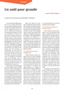 Un outil pour grandir