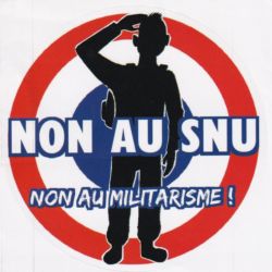 logo snu avec marqué non au snu