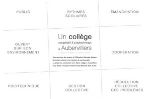 Manger en réunion : une image de la coopération au sein du Collectif pour un Collège Coopératif et Polytechnique à Aubervilliers.