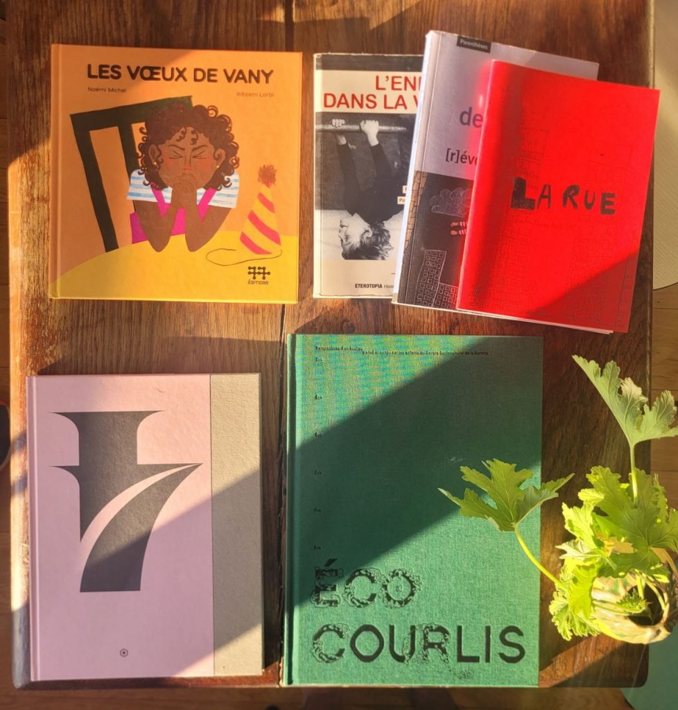 les voeux de vany, deux livres sur l'enfant et la ville, Sens dessus dessous, Ecocourlis